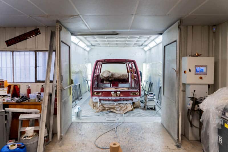 Cabine peinture Van T3 VW